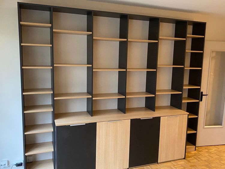 Conception et pose d'une bibliothèque