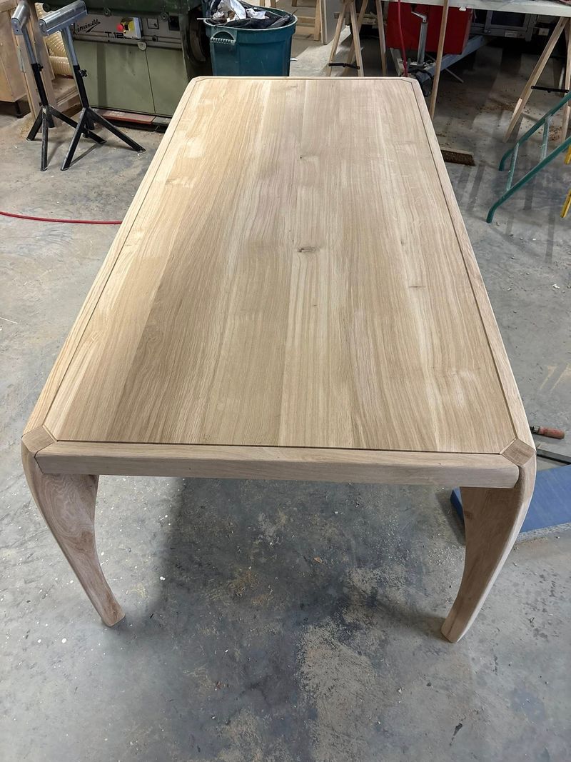 Table en chêne sur-mesure